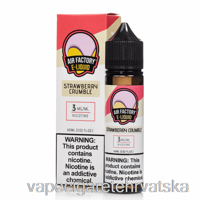 Vape Hrvatska Strawberry Crumble - Air Factory - 60ml 0mg